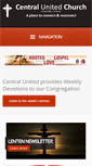 Mobile Screenshot of centralunitedchurch.com